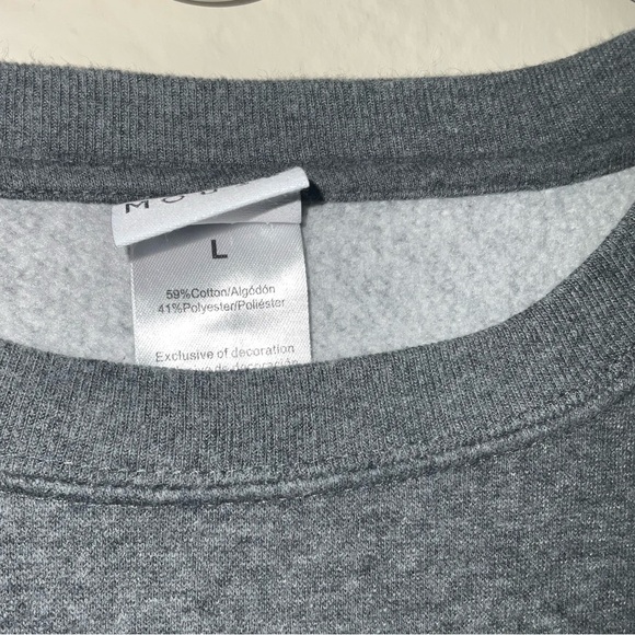 Disney's Mickey Mouse Character Sweatshirt with Chenille Patch Size Large - Picture 3 of 6